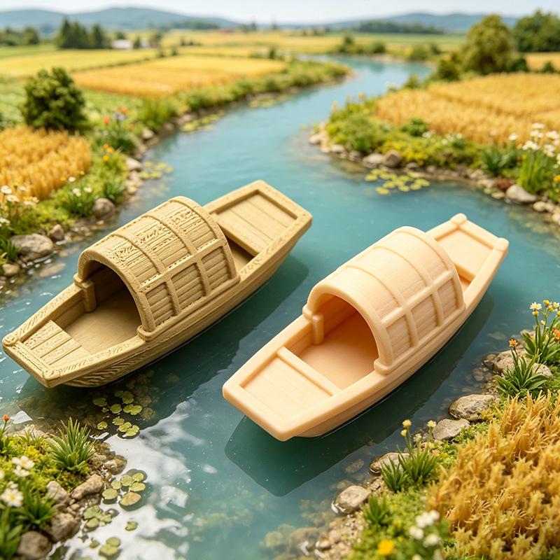 Aquarium Moss - Modellino di barca galleggiante in miniatura