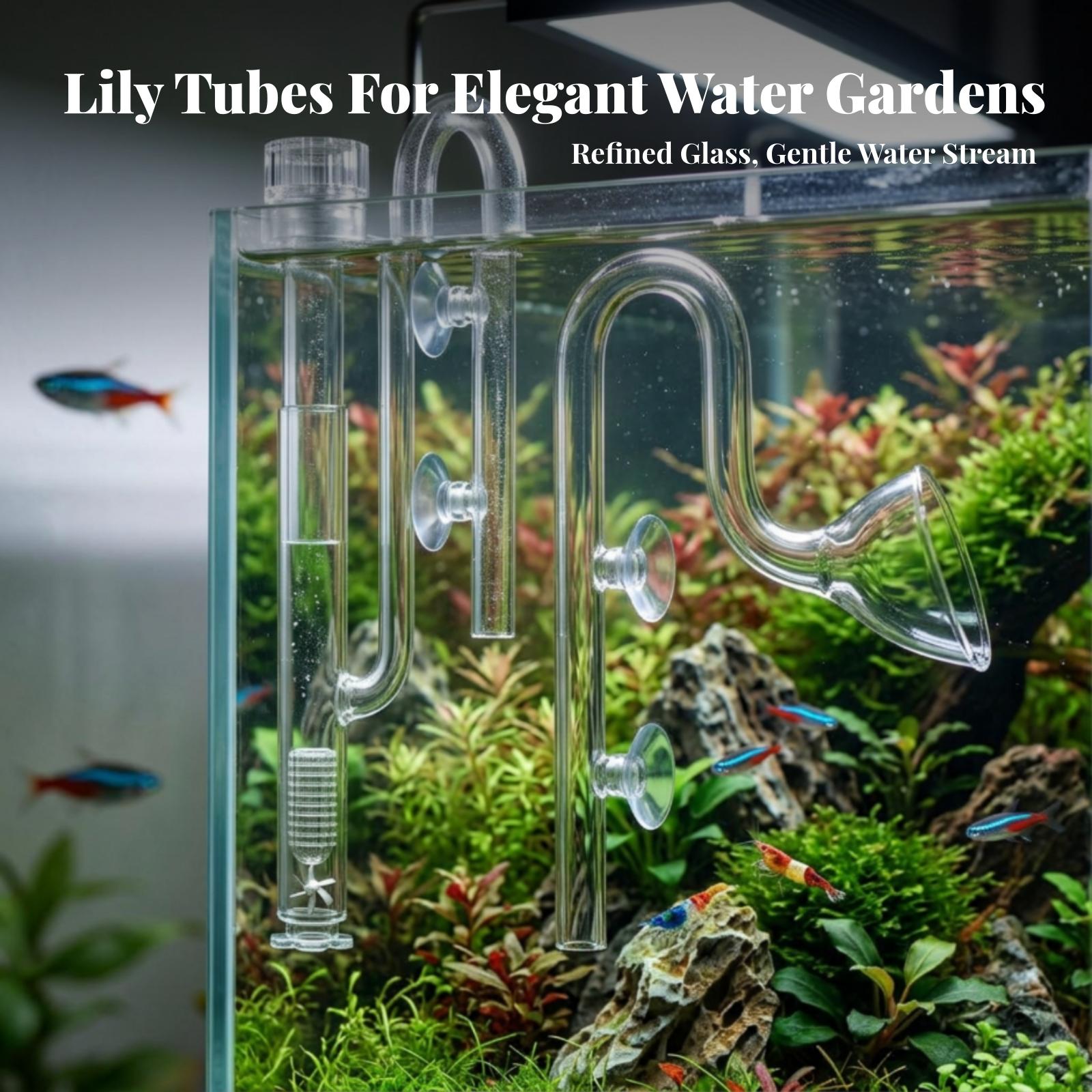 Set di tubi Lily Pipe traspare - Aquarium Planted Tank Filter recensione e prezzo
