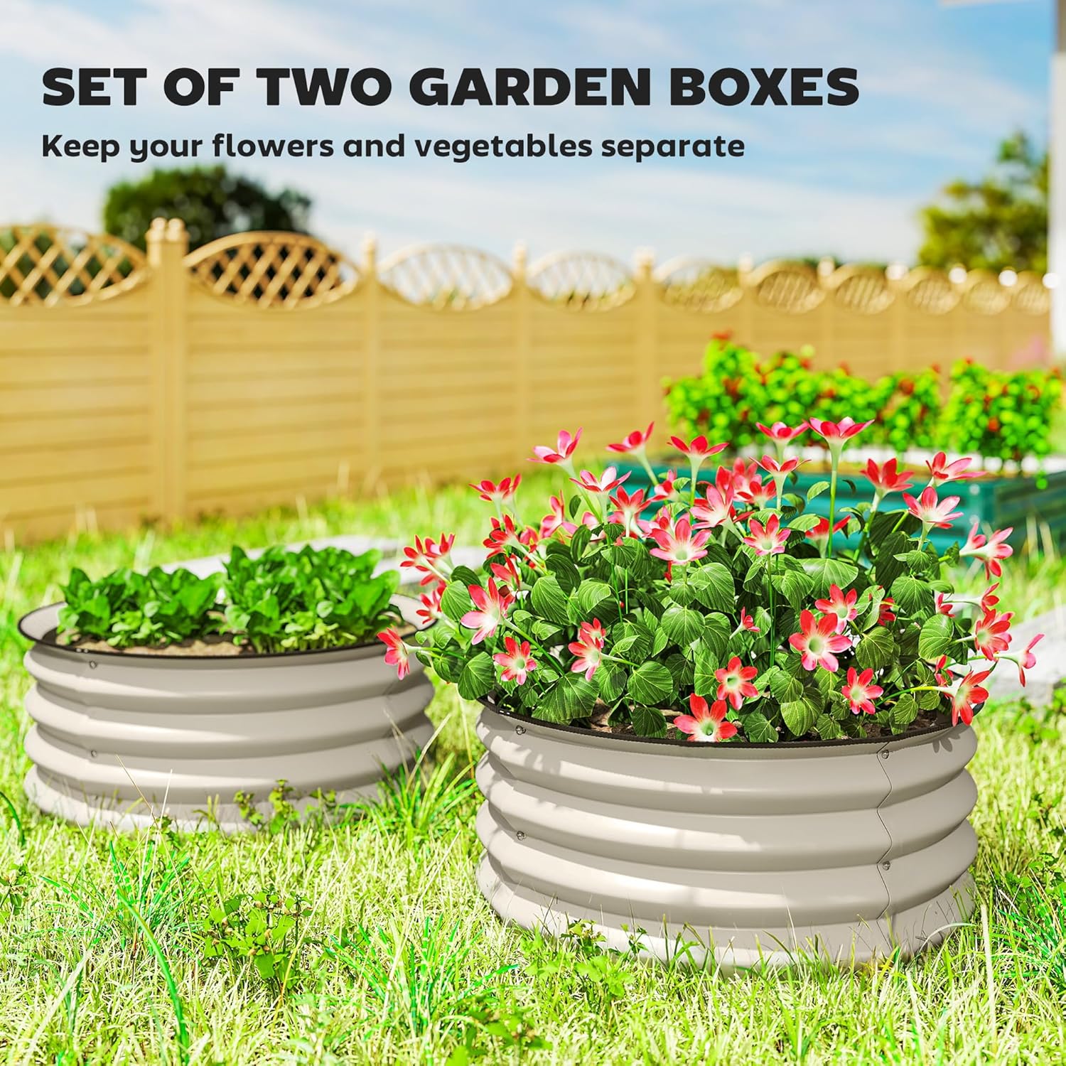 Set di 2 aiuole rialzate zinca - Planted Tank recensione e prezzo