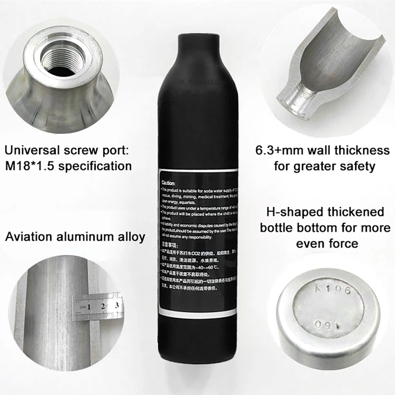 Bottiglia ad alta pressione Fi - Aquarium Liquid Carbon recensione e prezzo